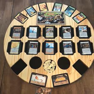 Regular Wood Turning Card & Dominion Game Board, Mother's Day, Father's Day, Birthday, Graduation, Gamer, Christmas, Thanksgiving