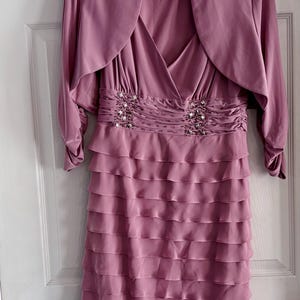 mauve cocktail dresses Mauve Pink Sleeveless Cocktail Dress