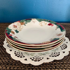 Vintage Tienshan China &#39;Magnolia&#39; Suppenschüsseln (4)