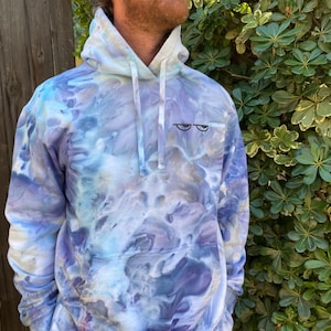 Chasing Waterfalls (L): ice-dyed sweatsuit