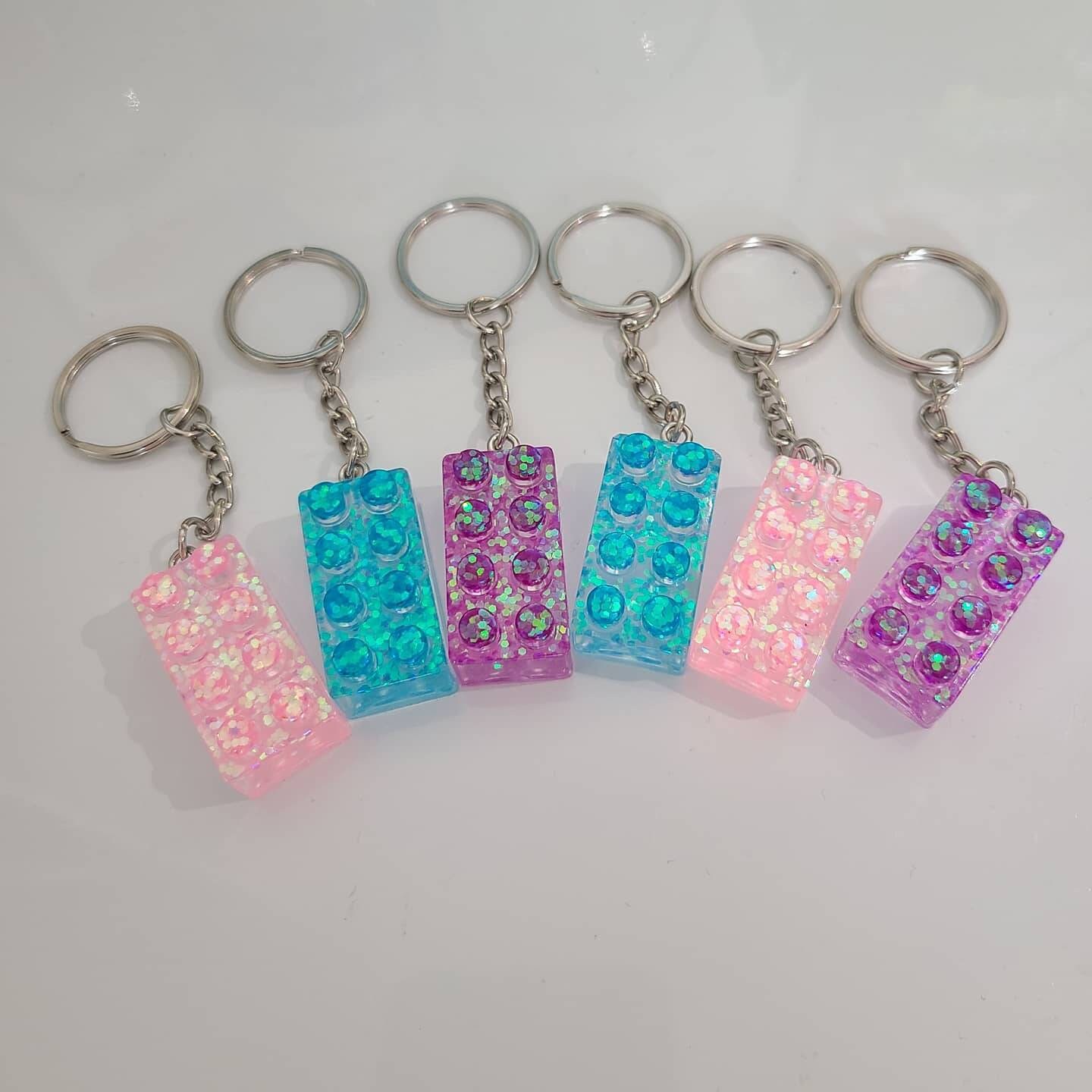 Customizable Interlocking Resin Puzzle Piece Keychains — Craft Cove Studio