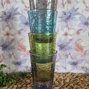 80s Glass Tumbler - Etsy