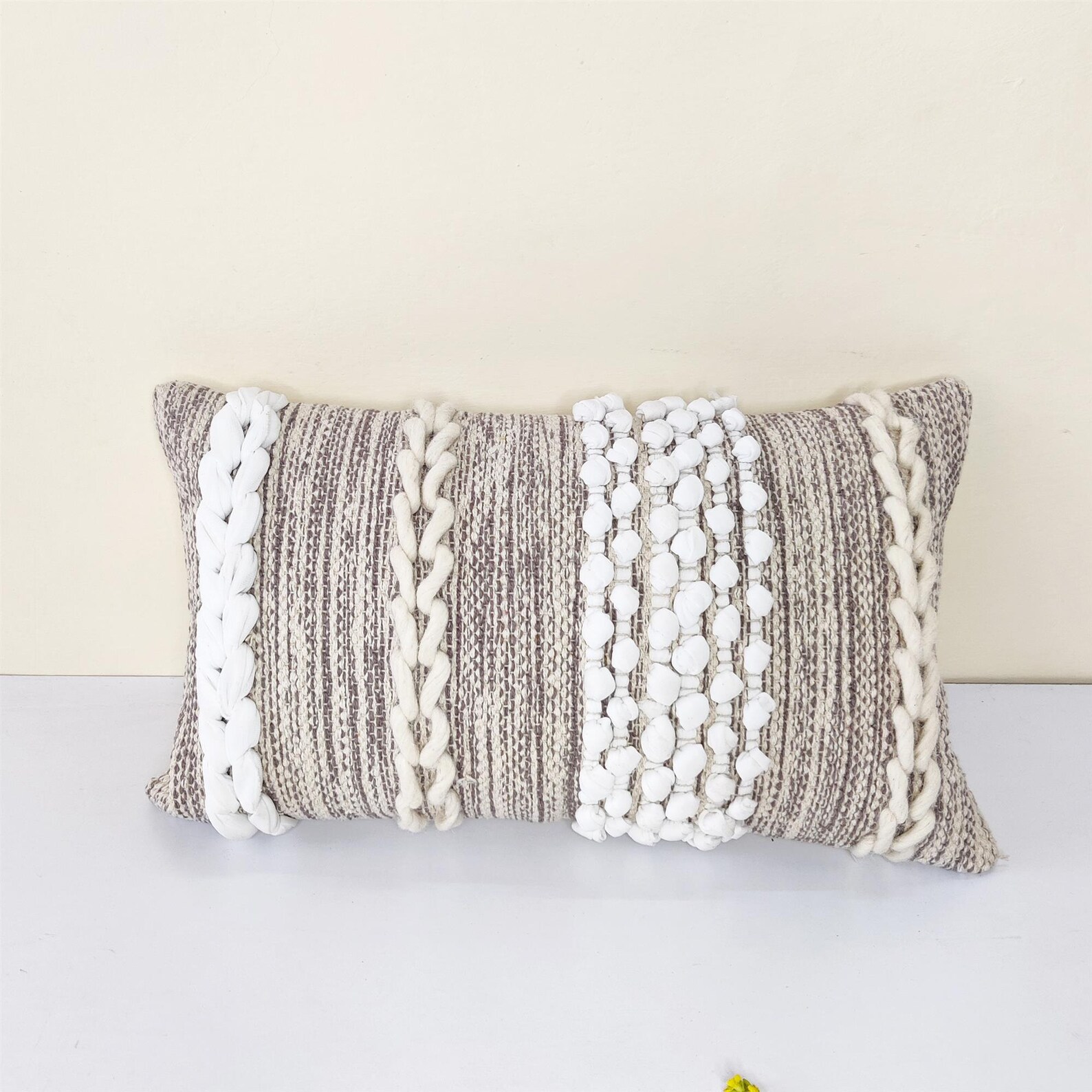 12x20 Inches Woven Pillow Cover Hand Loom Woven Textured Etsy UK