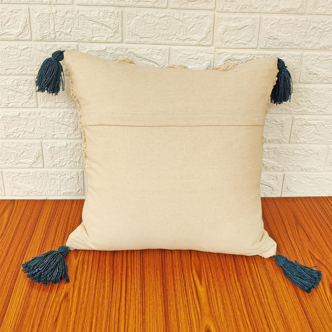 Bohemian Tufted Textured Pillow Cover 100 Cotton Geometric Etsy