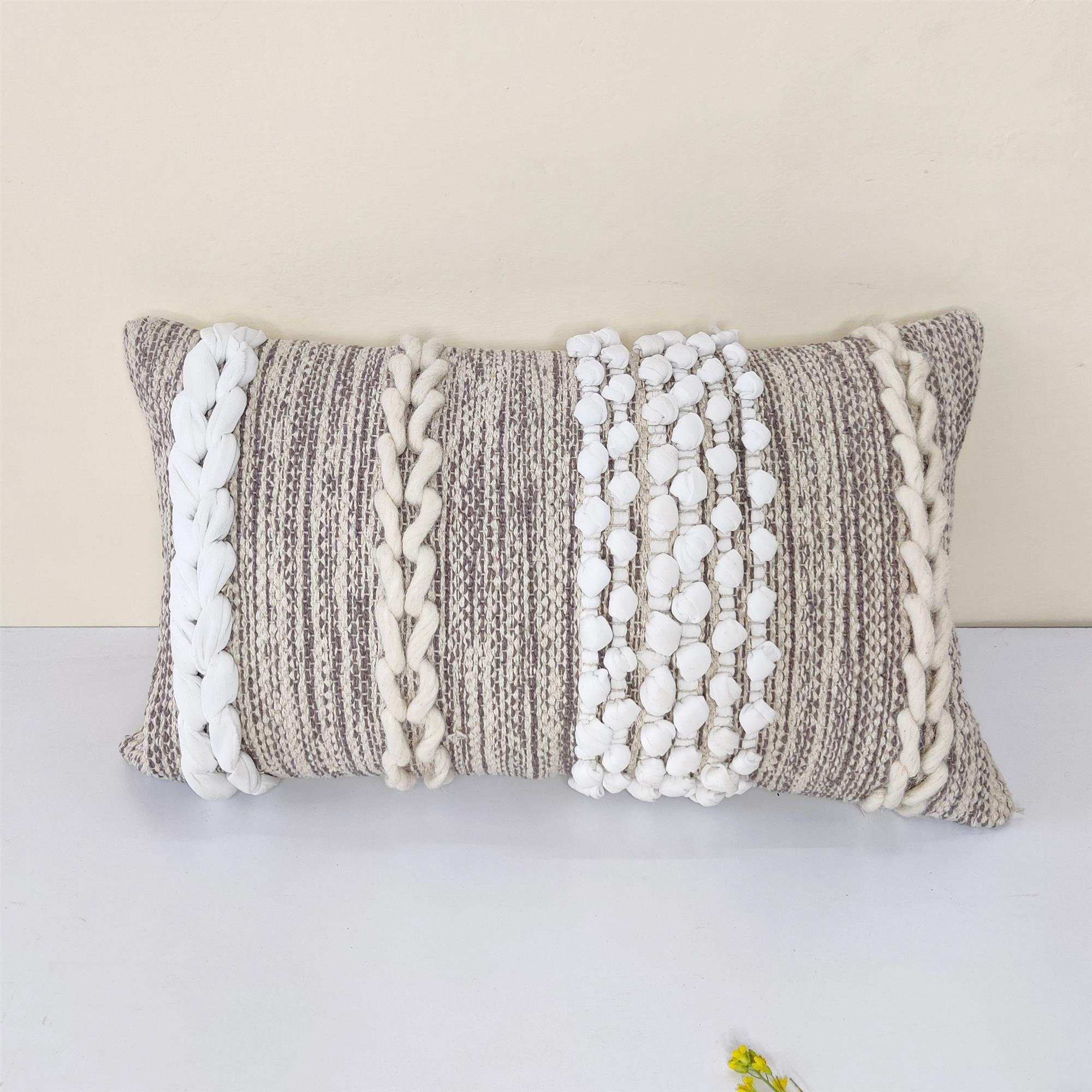 12x20 Inches Woven Pillow Cover Hand Loom Woven Textured Etsy UK