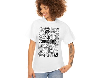 James Bond T Shirt Etsy Hong Kong