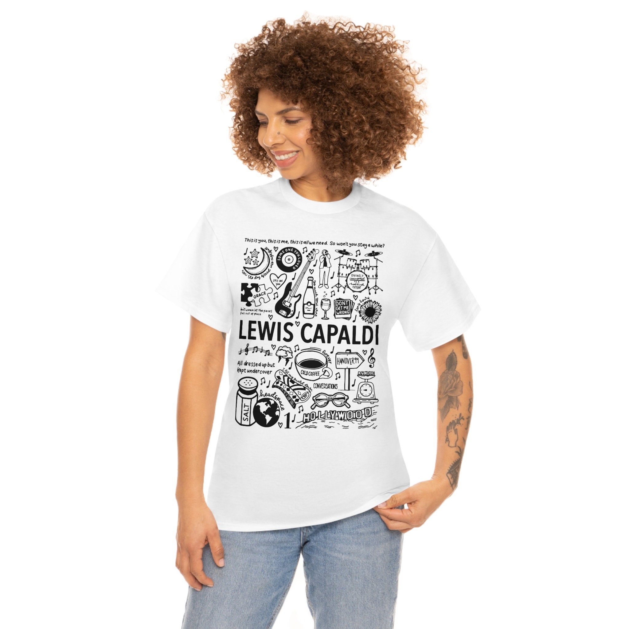 Discover Lewis Capaldi Shirt, Lewis Capaldi T-shirt, Lewis Capaldi Unisex T-shirt