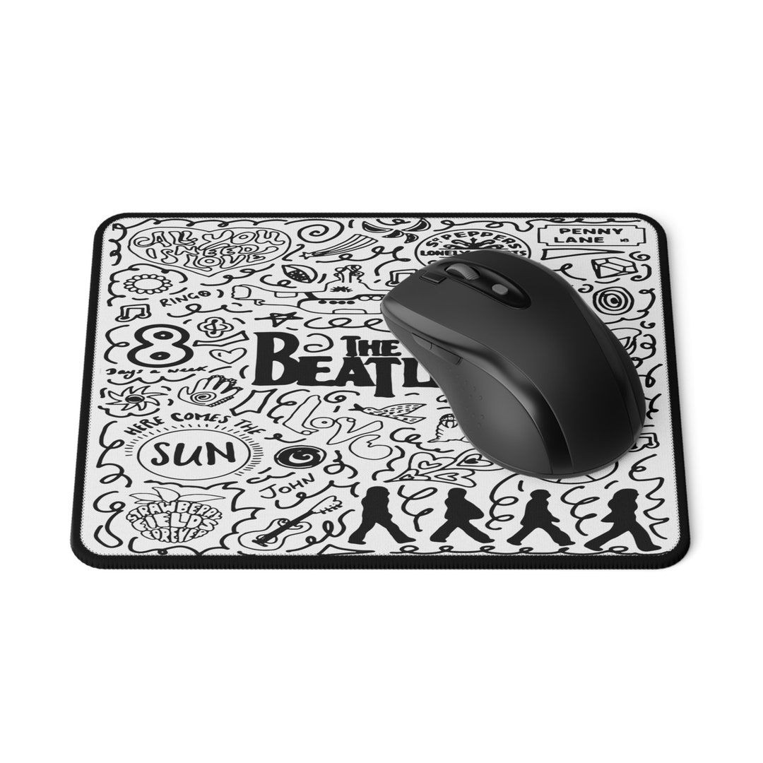 Custom Mouse Pads Nonslip Mouse Pads the Beatles Mouse Etsy