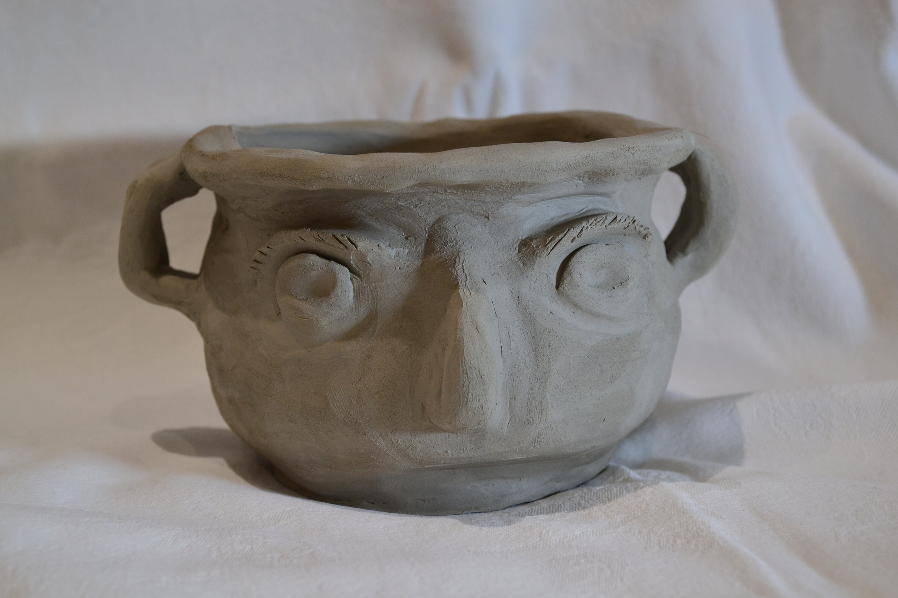 Instructions to create a Face Pot based on The Romans Etsy