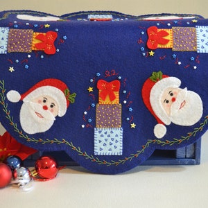 Santa&#39;s Surprise Applikation Penny Mat/Kerzenmatte - Digitales MUSTER PDF