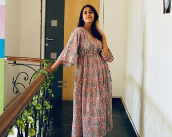 Peach Color Dress Etsy