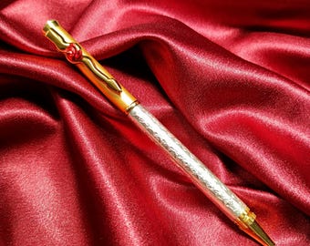 Vintage Italian Sterling Silver Retractable Pen 925 285 VA Ferrari