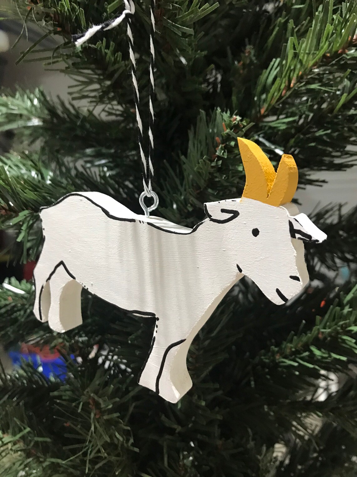 Goat Ornament Etsy