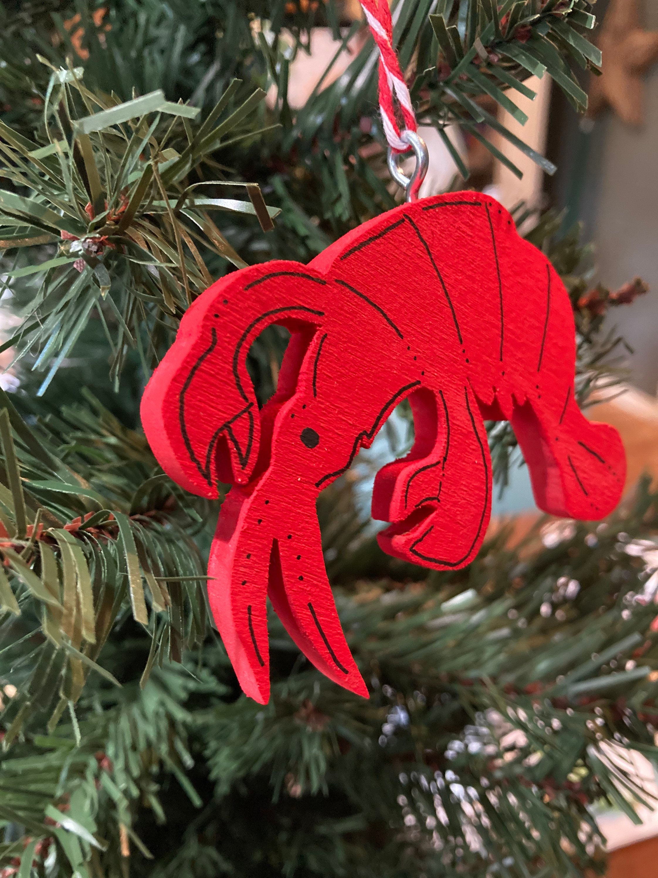 Lobster Ornament Etsy