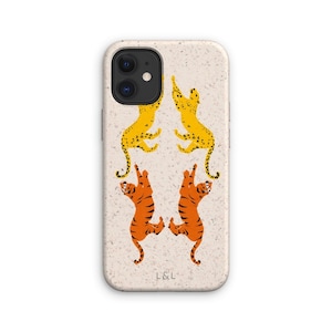 Art Phone Case - 100% Biodegradable - Tiger chase