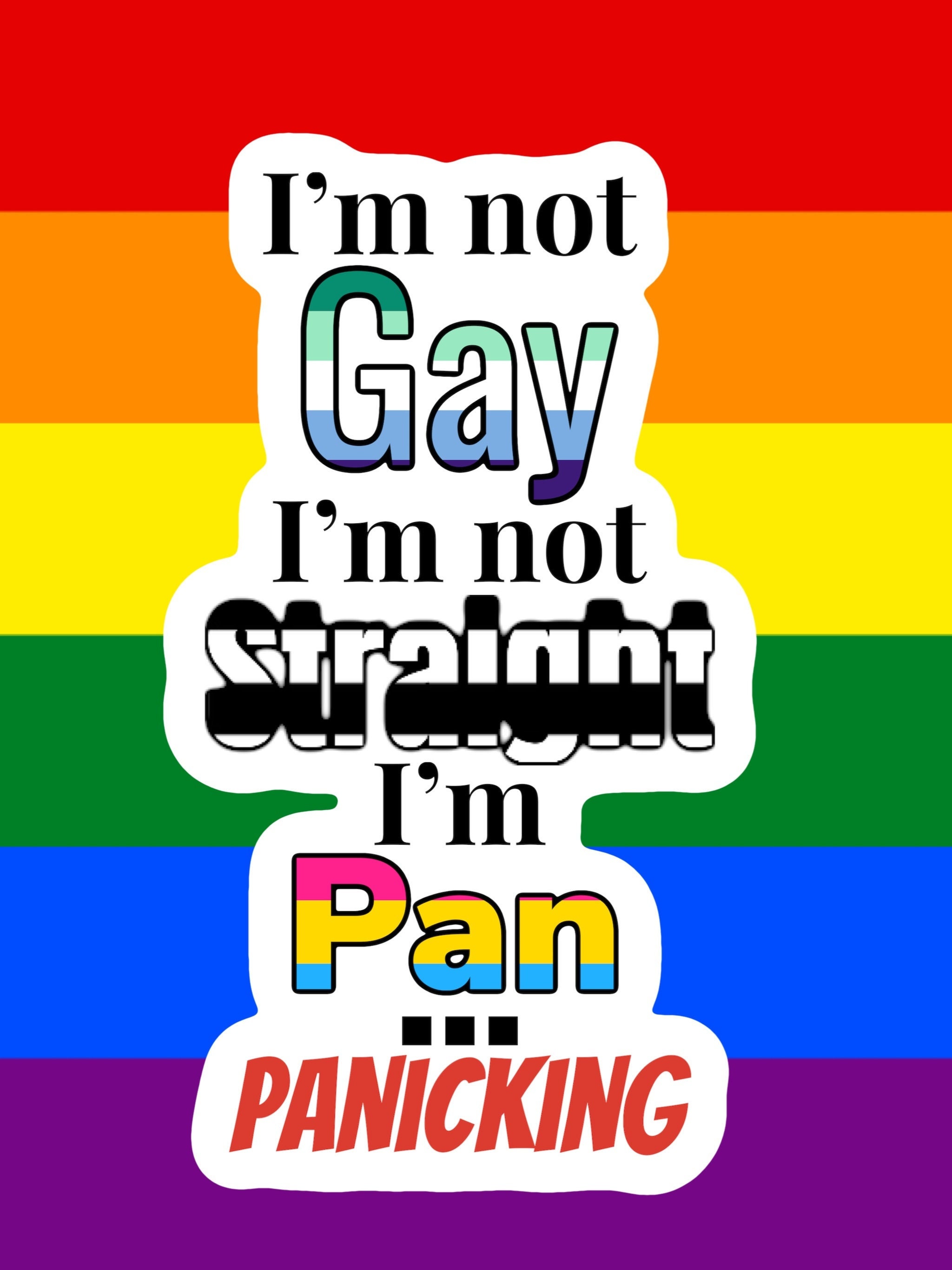 Funny LGBTQ Sticker - Etsy Funny LGBTQ Sticker - Etsy