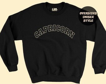 Capricorn Shirt Sweatshirt Hoodie Sweater Zodiac Sign Gifts for Capricorn Birthday Shirt Witchy Boho Baby Witch Aesthetic Women Men