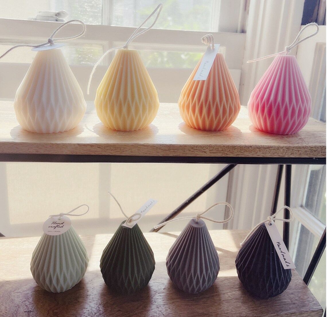 Lantern Candle Origami Candle Home Decor Soy Wax Etsy UK