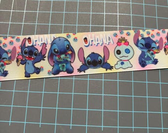 Cute ribbon, 1.5 inch ribbon, stitch scrump ribbon