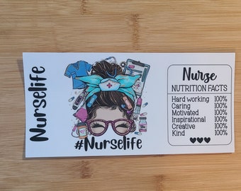 Emballage pour gobelets avec étiquette nutritionnelle UVDTF, prêt à appliquer, emballage pour gobelets de 16 oz.
