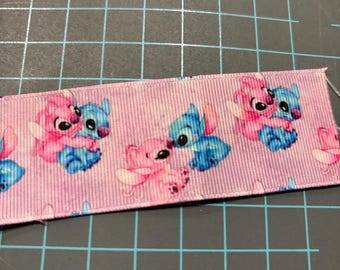 Cute ribbon, 1.5 inch ribbon, stitch and angel ribbon