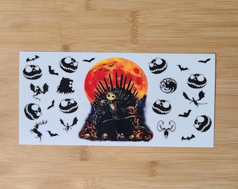 Halloween cup wrap UV DTF cup wrap,16 oz cup wrap,ready to apply,fall cup wrap,gift