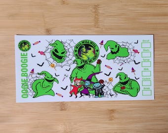 Emballage de gobelet d'Halloween Emballage de gobelet UV DTF, emballage de gobelet de 16 oz, prêt à poser, emballage de gobelet d'automne, cadeau