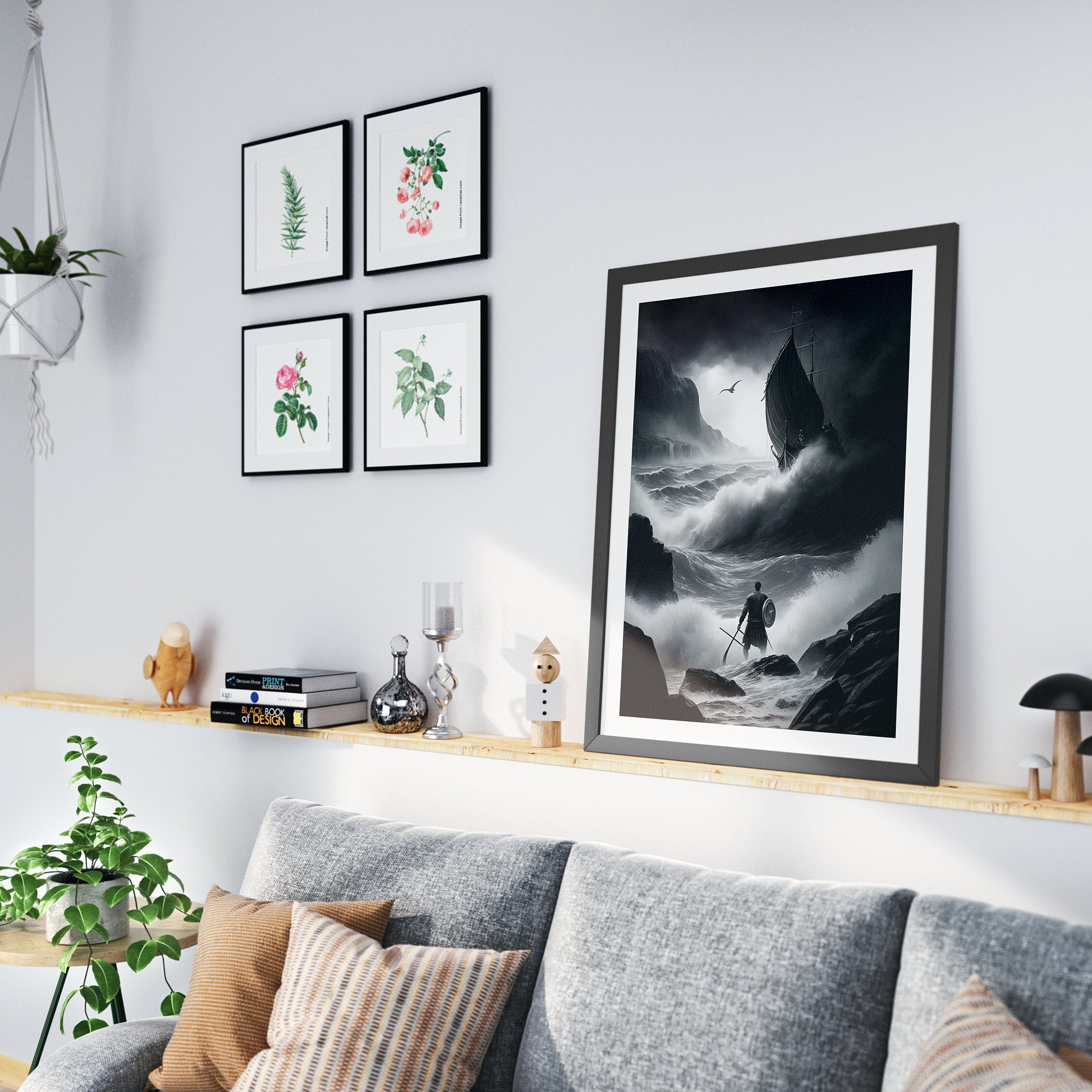 Printable Modern Art Wall Frame Wall Art Digital Print Etsy