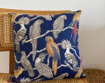 Galia Tasarim - Lively Bohemian Pillow Cover with Parrot Bird Motif