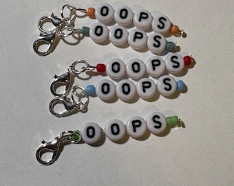 5 "Oops" Stitch Markers