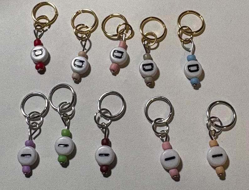 10 Increase/Decrease Stitch Markers image 1