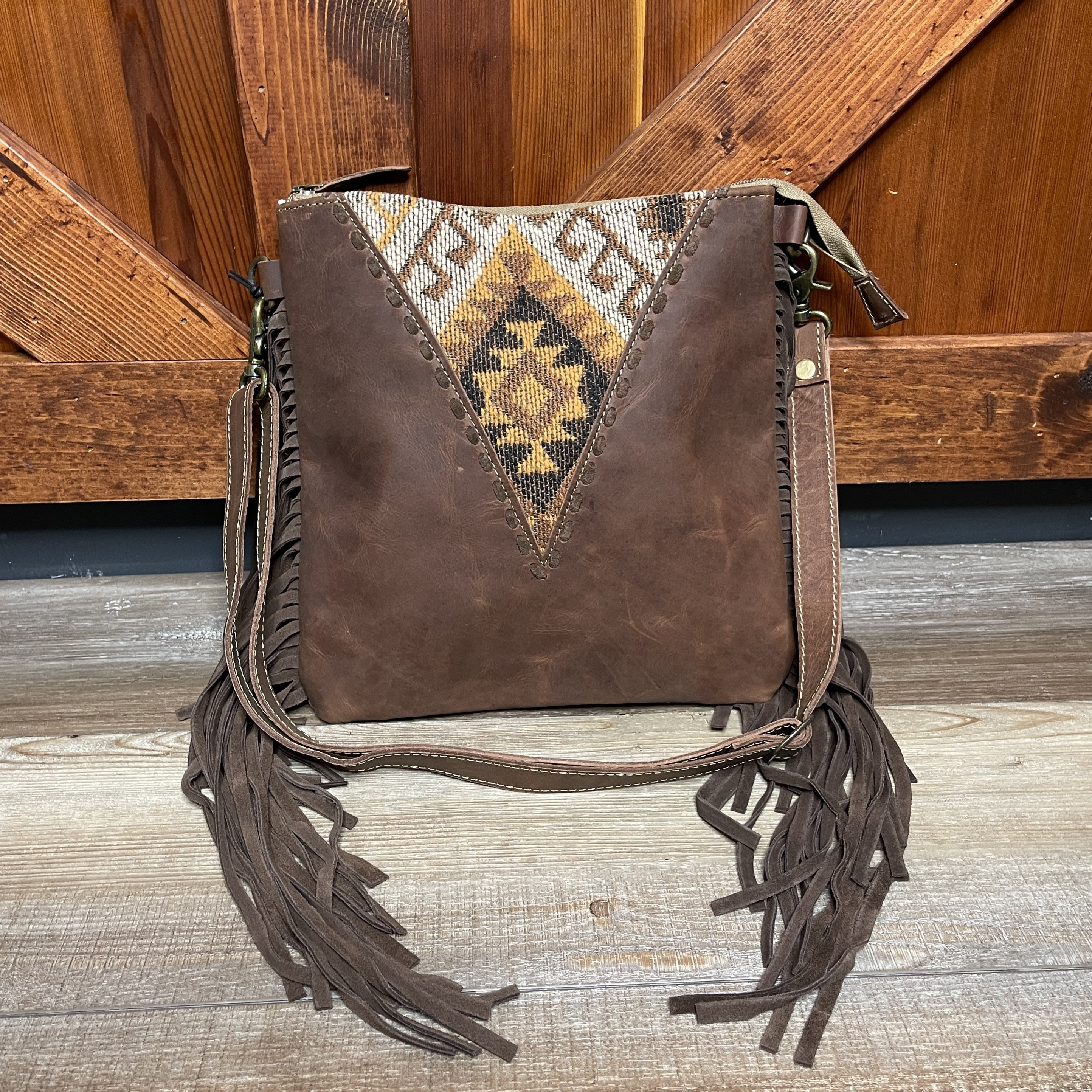 Vintage Louis Vuitton Upcycled Messinger Bag with Fringe for Sale in  Northlake, IL - OfferUp