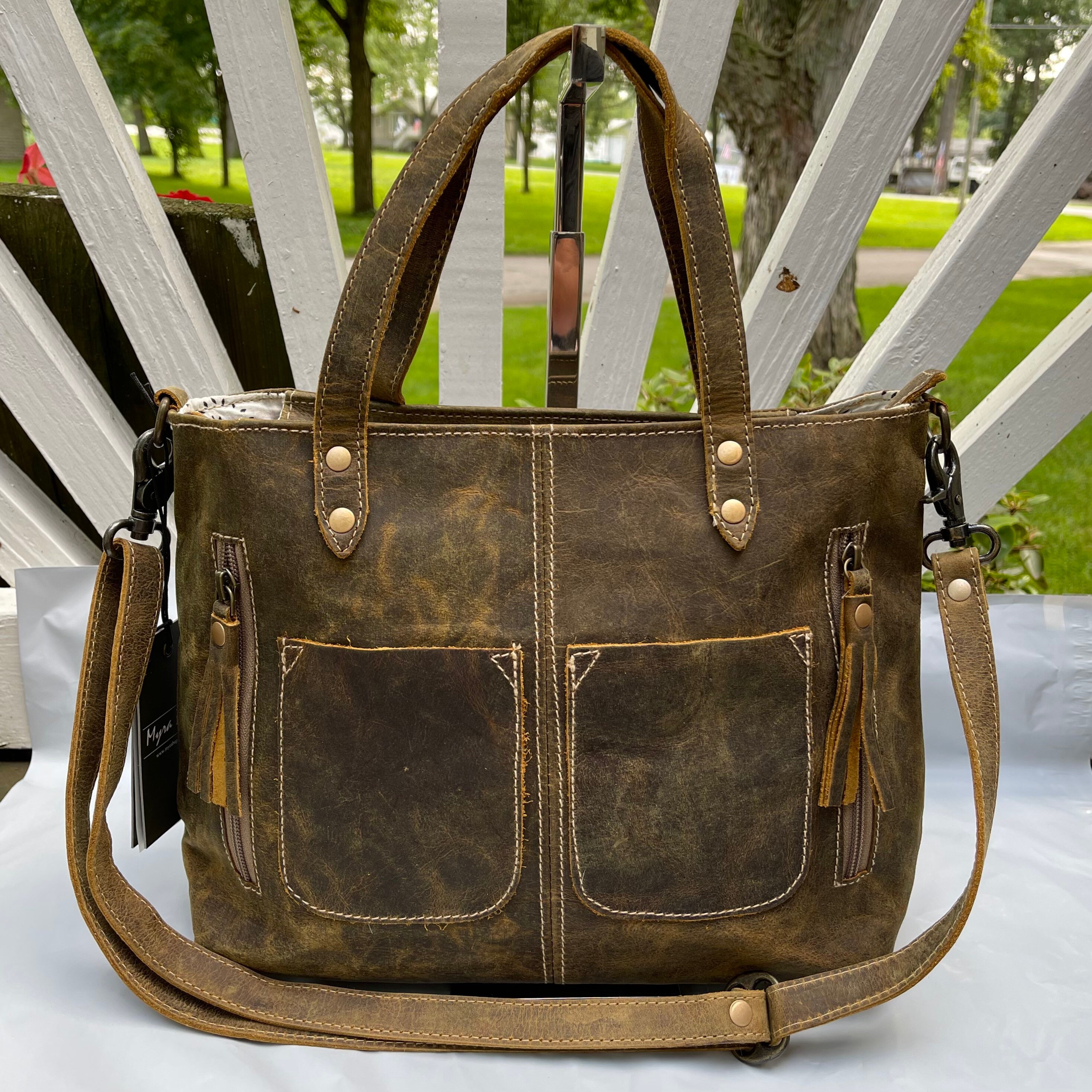 Ultimate Choice Leather Bag Vintage Distressed