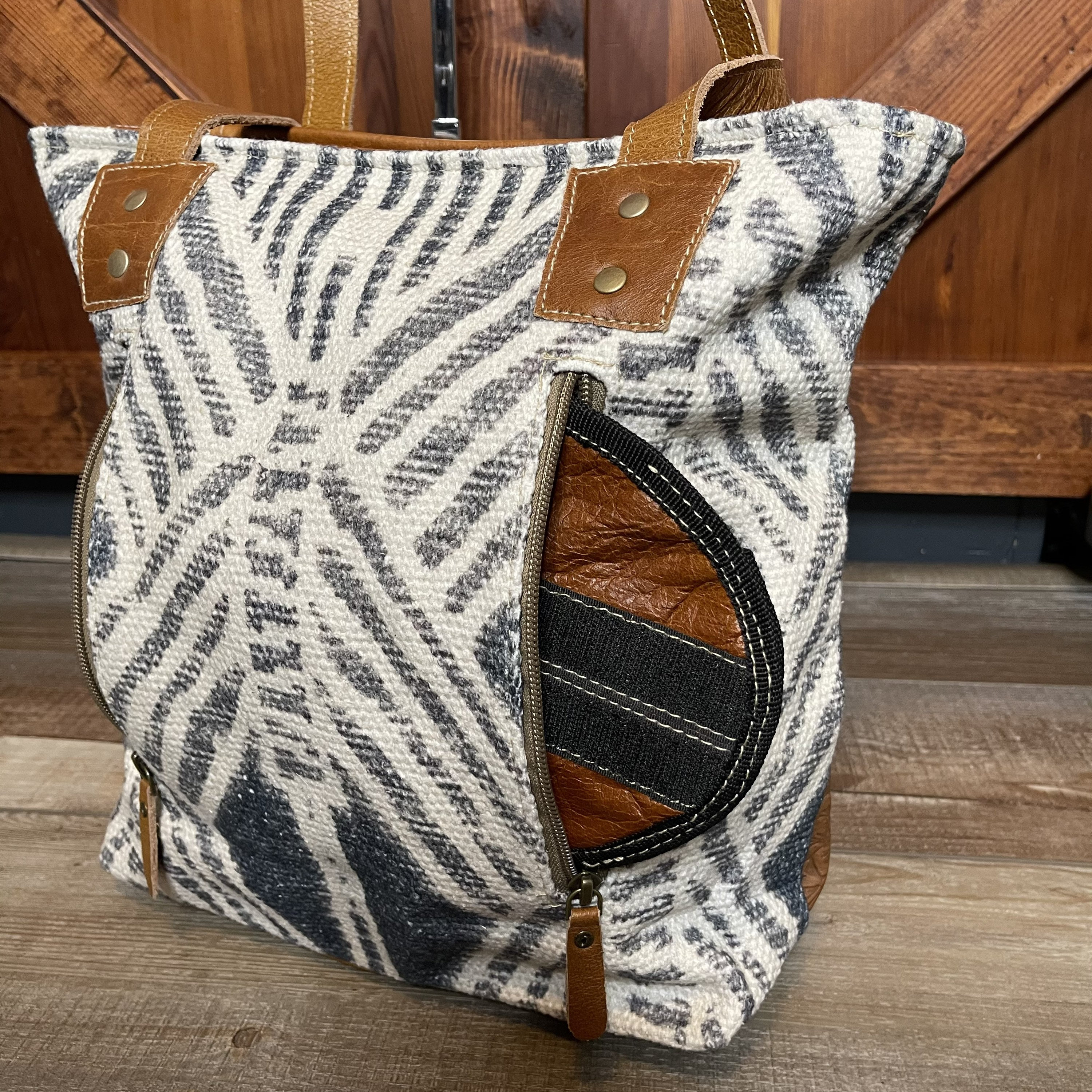 Myra Bag Concealed Carry Purse Tote Mindblowing Upcycled Etsy