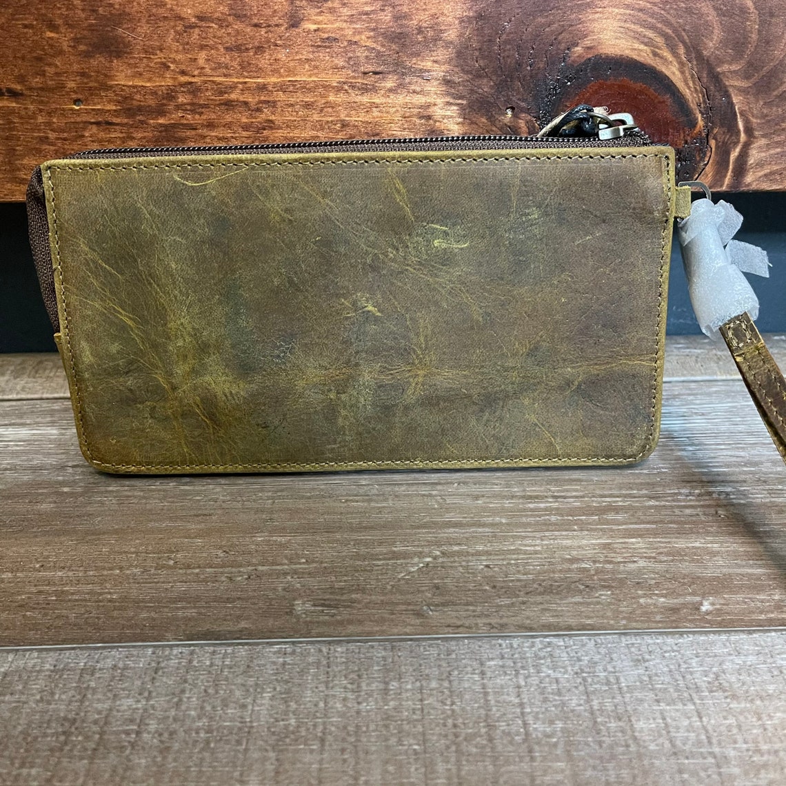 Myra Bag Perfect Tan Leather Wallet Etsy