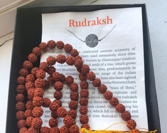 Isha Panchamukhi Rudraksha Mala Consecrated