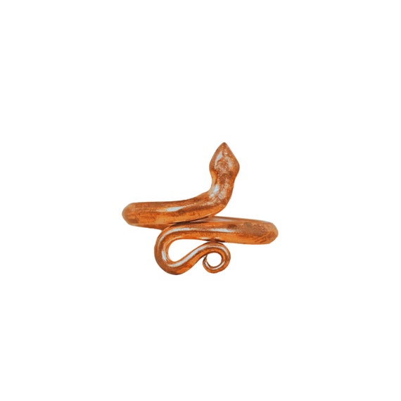 Consecrated Copper Snake Ring - Isha Tarot Snake France | Ubuy