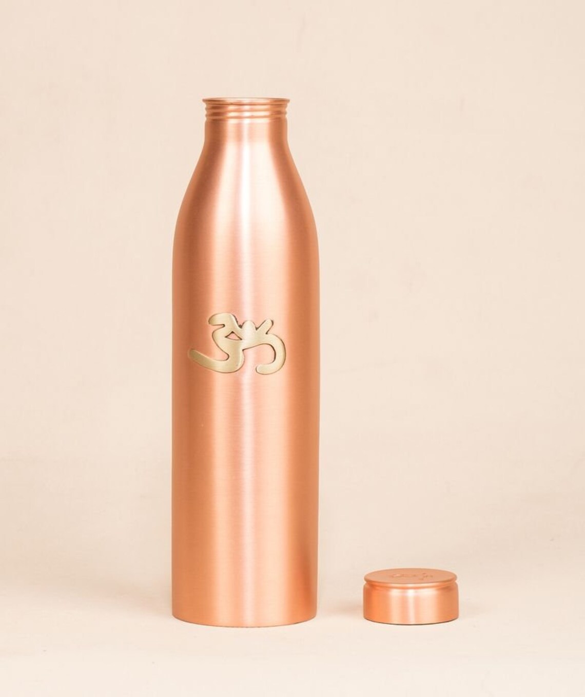 Isha Turmeric & Neem Pure Copper Water Bottle In Matte Finish Etsy