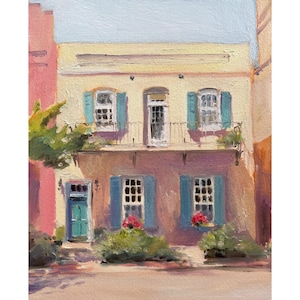 Charleston Original Oil Painting 8x10&#39;&#39; South Carolina Original Art US Colorful Painting