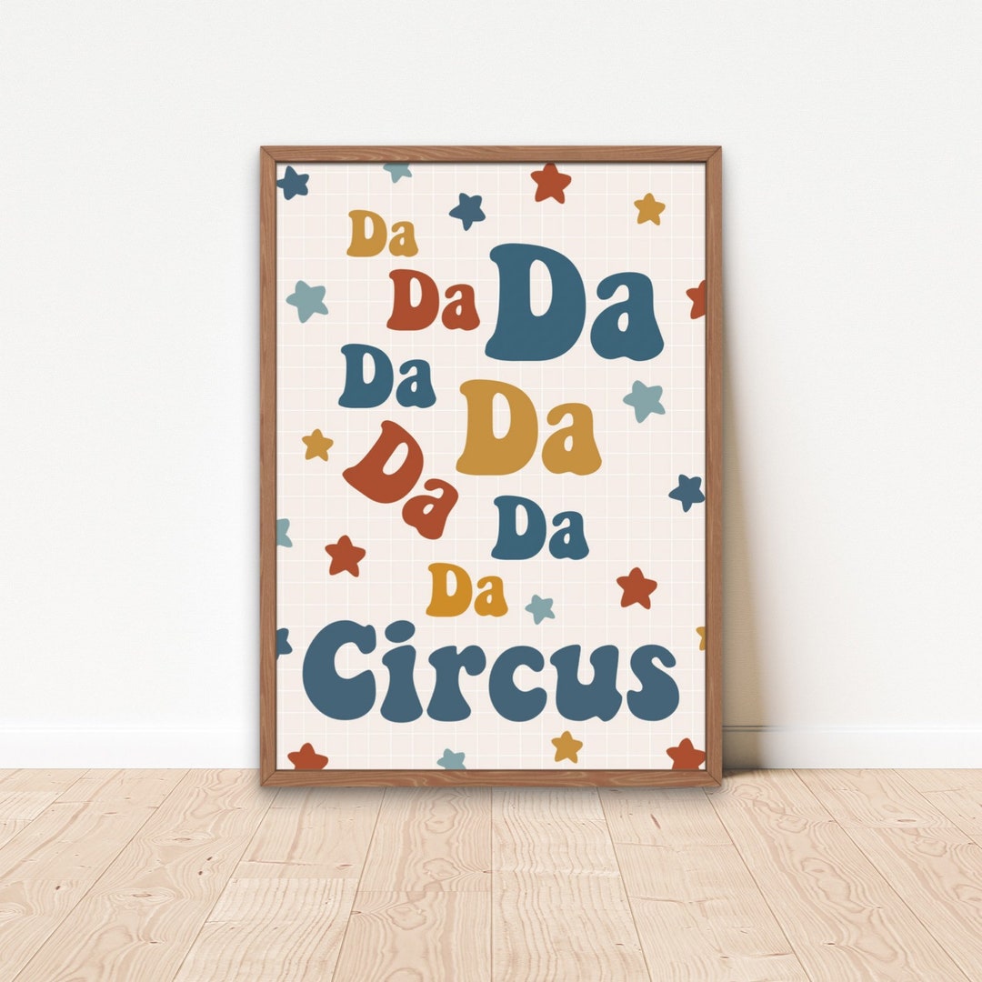 Circus Nursery Art Carnival Playroom Wall Art Kids Bedroom - Etsy