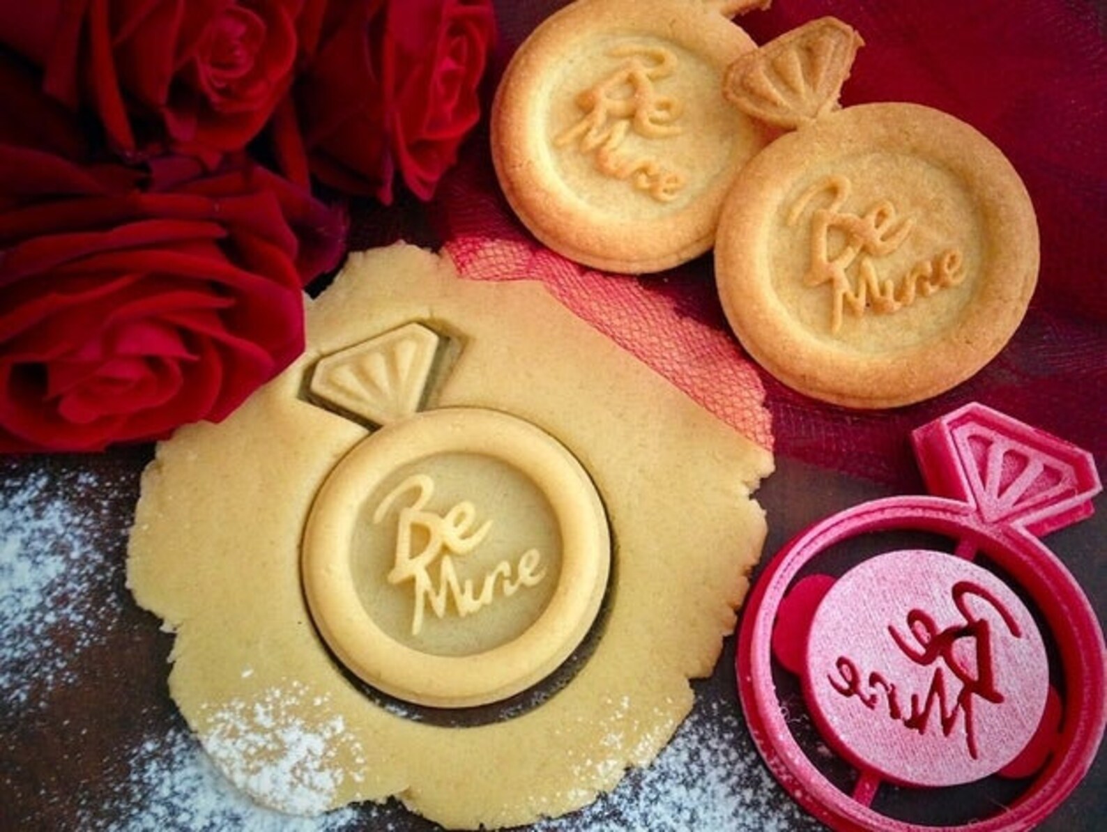 Valentine's day cookie cutter set Etsy