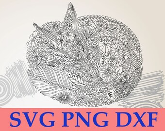 Download Fox Mandala Svg Etsy PSD Mockup Templates