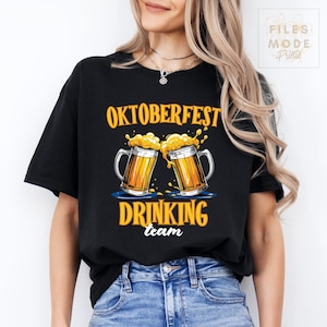 Oktoberfest Drinking Team Tee, Oktoberfest tee, Beer Festival, Fall Celebration Top, Gift for Party Lovers team, Funny Drinking Team T-Shirt
