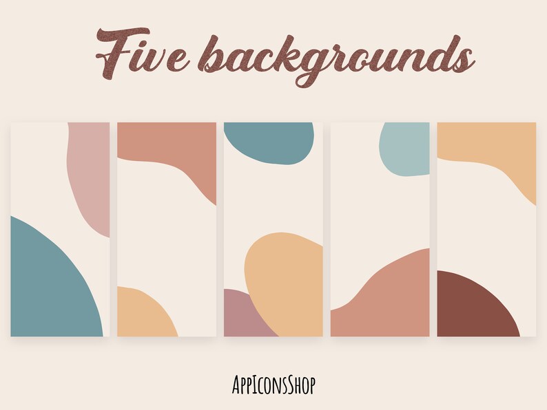 Aesthetic Noise Style I Pastel Neutral Ios14 Aesthetic Home Screen I Neutral Beige Ios 14 App Icons I Autumn Boho Icon Theme Pack Decals Skins Electronics Accessories Stokfella Com