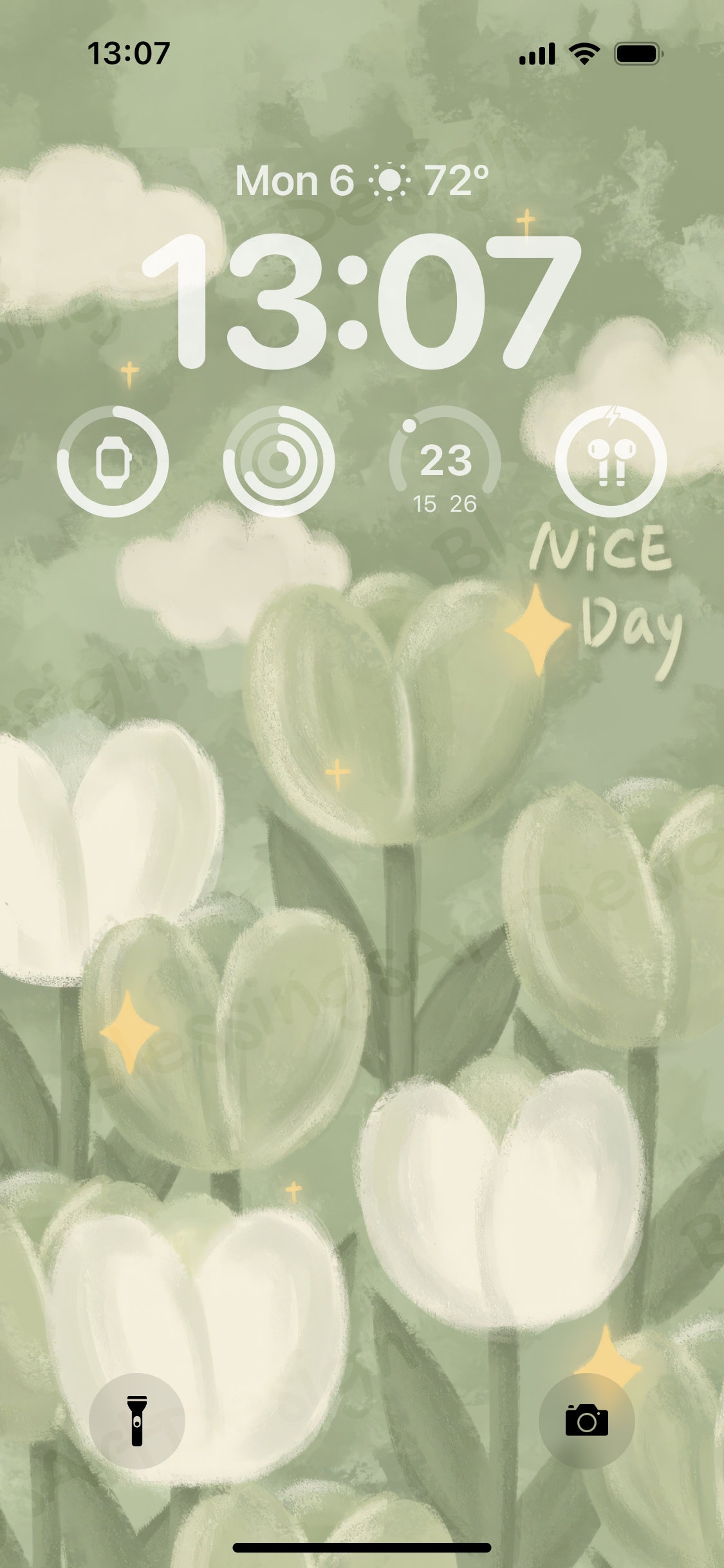 Flowers Oil Painting | Ios Icons Pack Bundle, iPhone Theme, App Cover ...