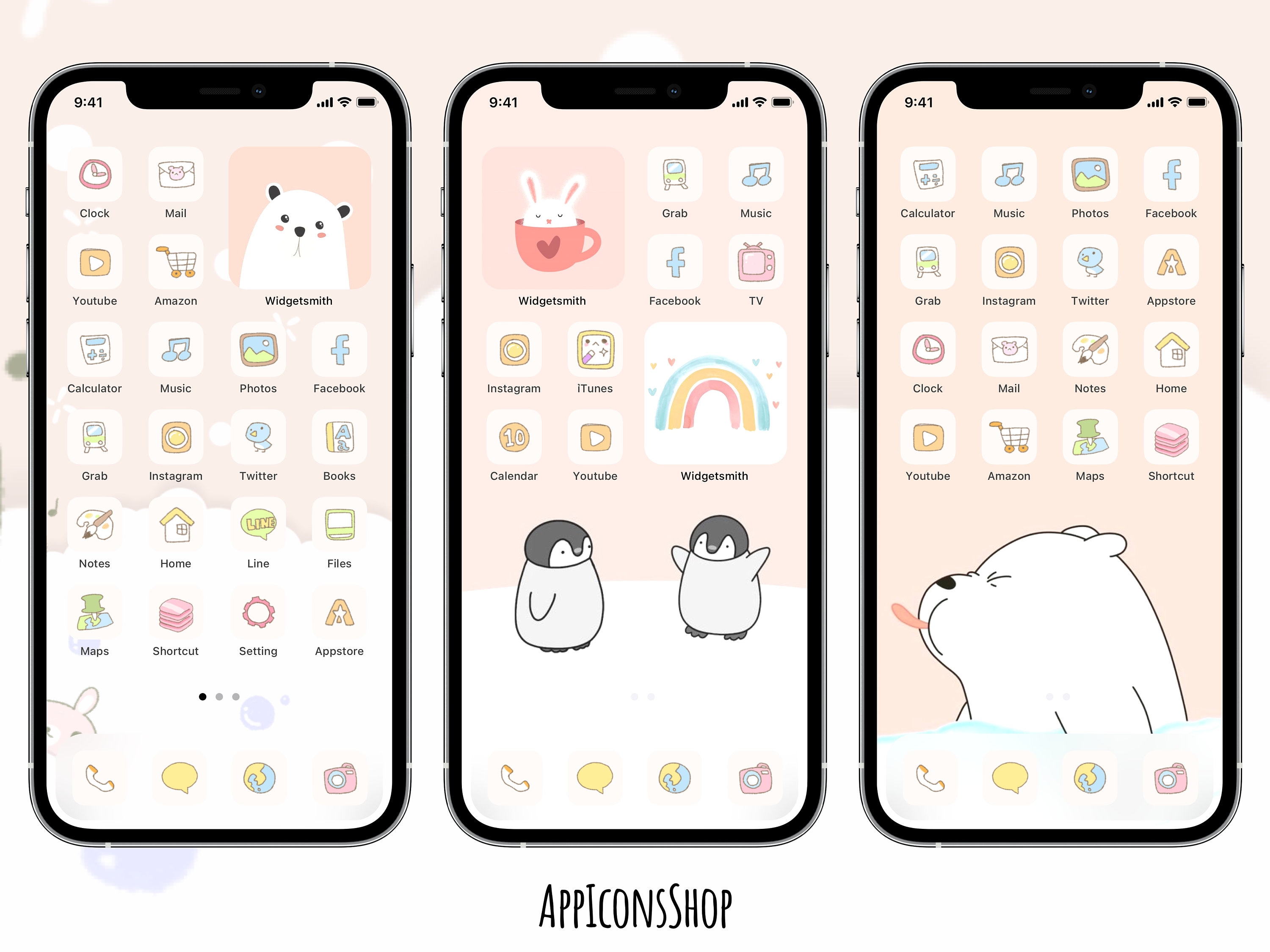 Hand Drawn App Icons for Iphone Ios 14 I Soft Neutral Theme Etsy UK
