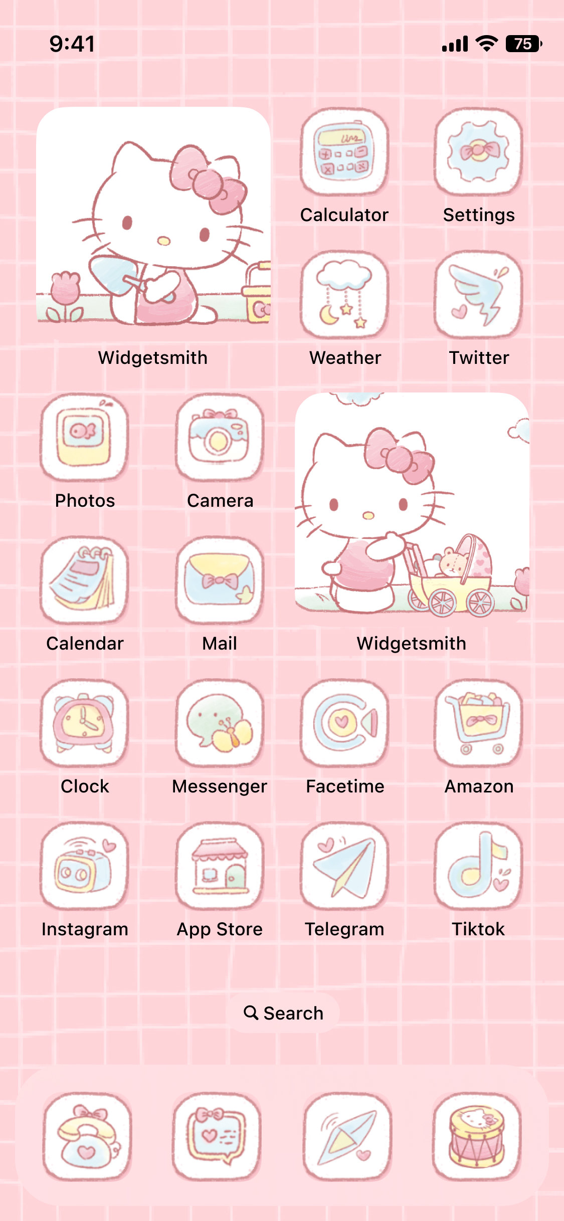 app hello kitty messenger icon