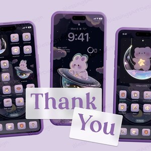 Cosmic Starlight Ios Icons Pack Aesthetic Cute Cozy Lo-fi Hand Drawn ...