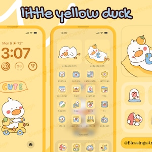 Little Duck | Ios Icons Pack Bundle, iPhone Theme, App Covers, Icons ...