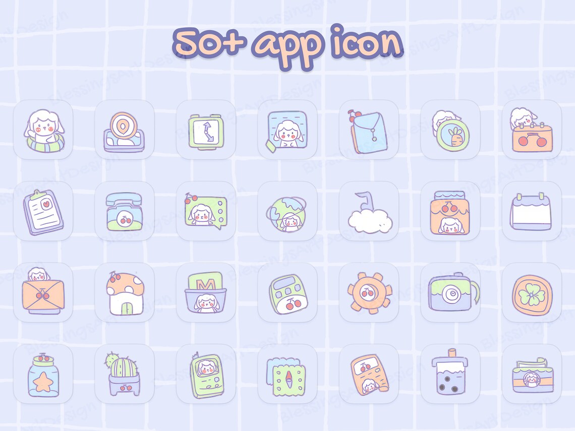 Bleating Sheep | Ios Icons Pack Bundle, iPhone Theme, App Covers, Icons ...